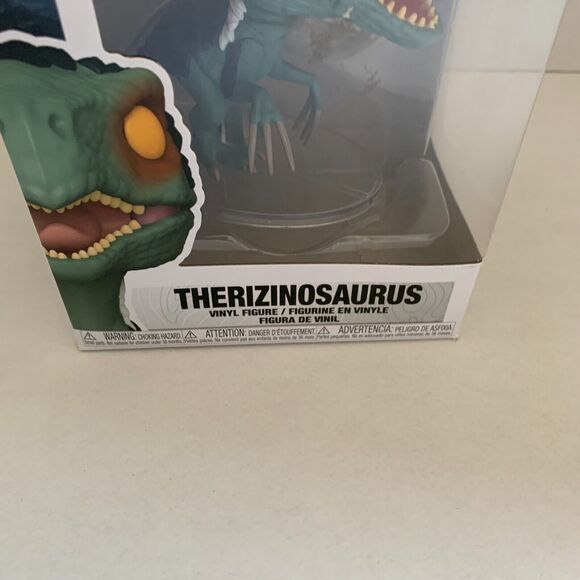Funko POP! Movies Jurassic World Vinyl Figure THERIZINOSAURUS #1206 Rare Color - Picture 8 of 10